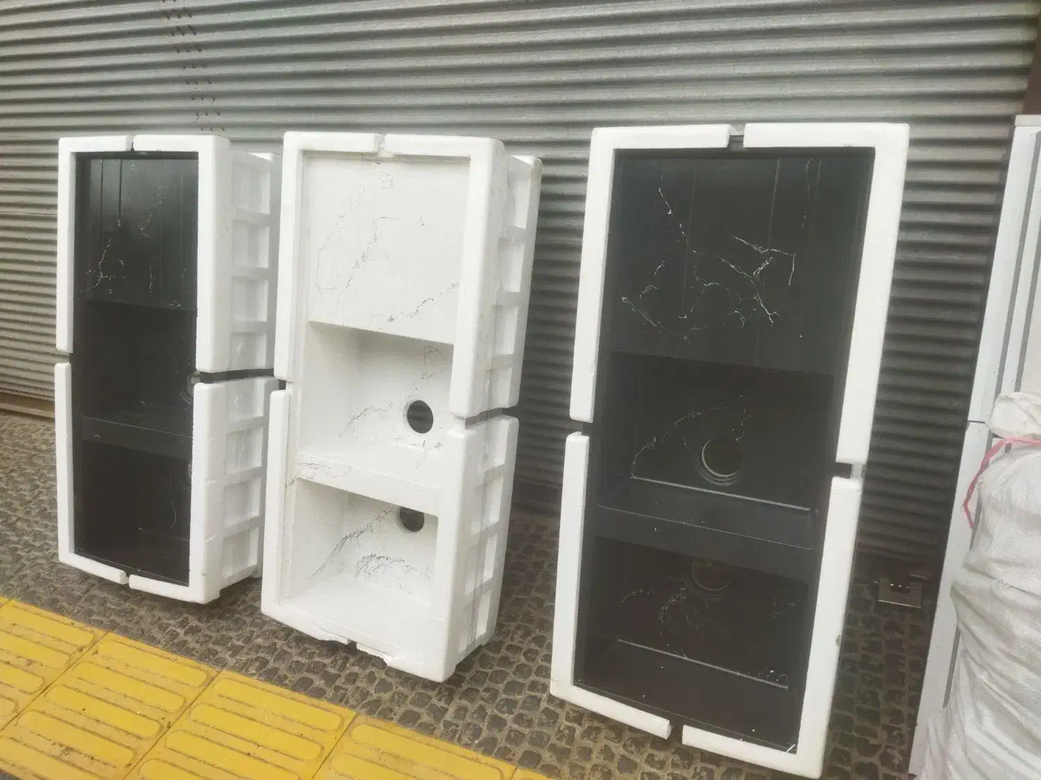 سینگ گرانیتی|آب‌چکان و نظم‌دهنده ظروف|کومله, |دیوار