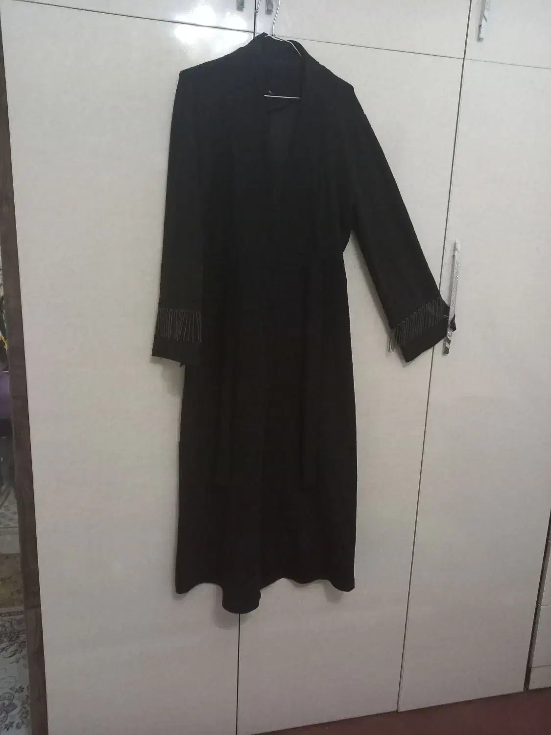 یک عدد مانتو مشکی کشی بلند مجلسی|لباس|کرمانشاه, |دیوار