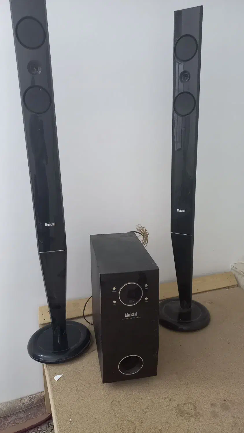 باندو باکس و دستگاه دی وی دی تمیز مارک مارشال،|سیستم صوتی خانگی|محلات, |دیوار