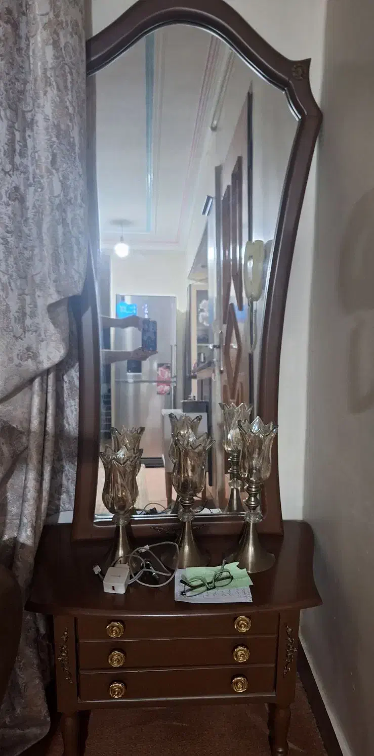 آینه کنسول|بوفه، ویترین، کنسول|اهواز, کوی سعدی|دیوار