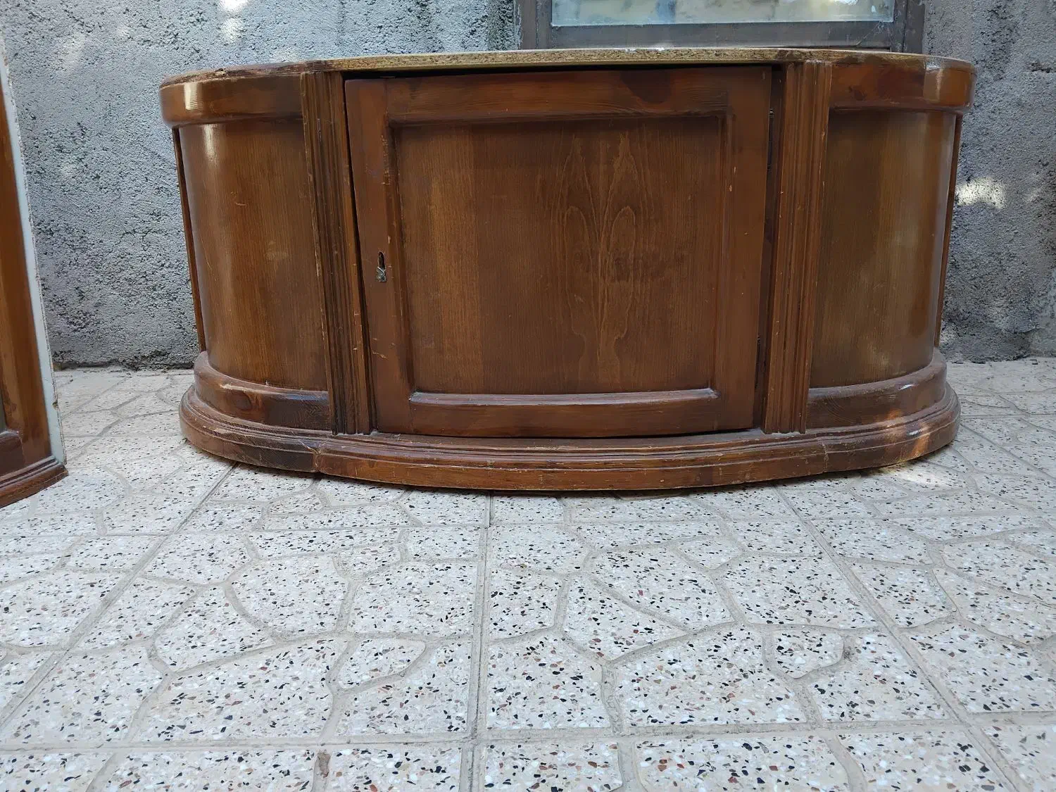 بوفه چوبی و شیشه ای|بوفه، ویترین، کنسول|بجنورد, |دیوار