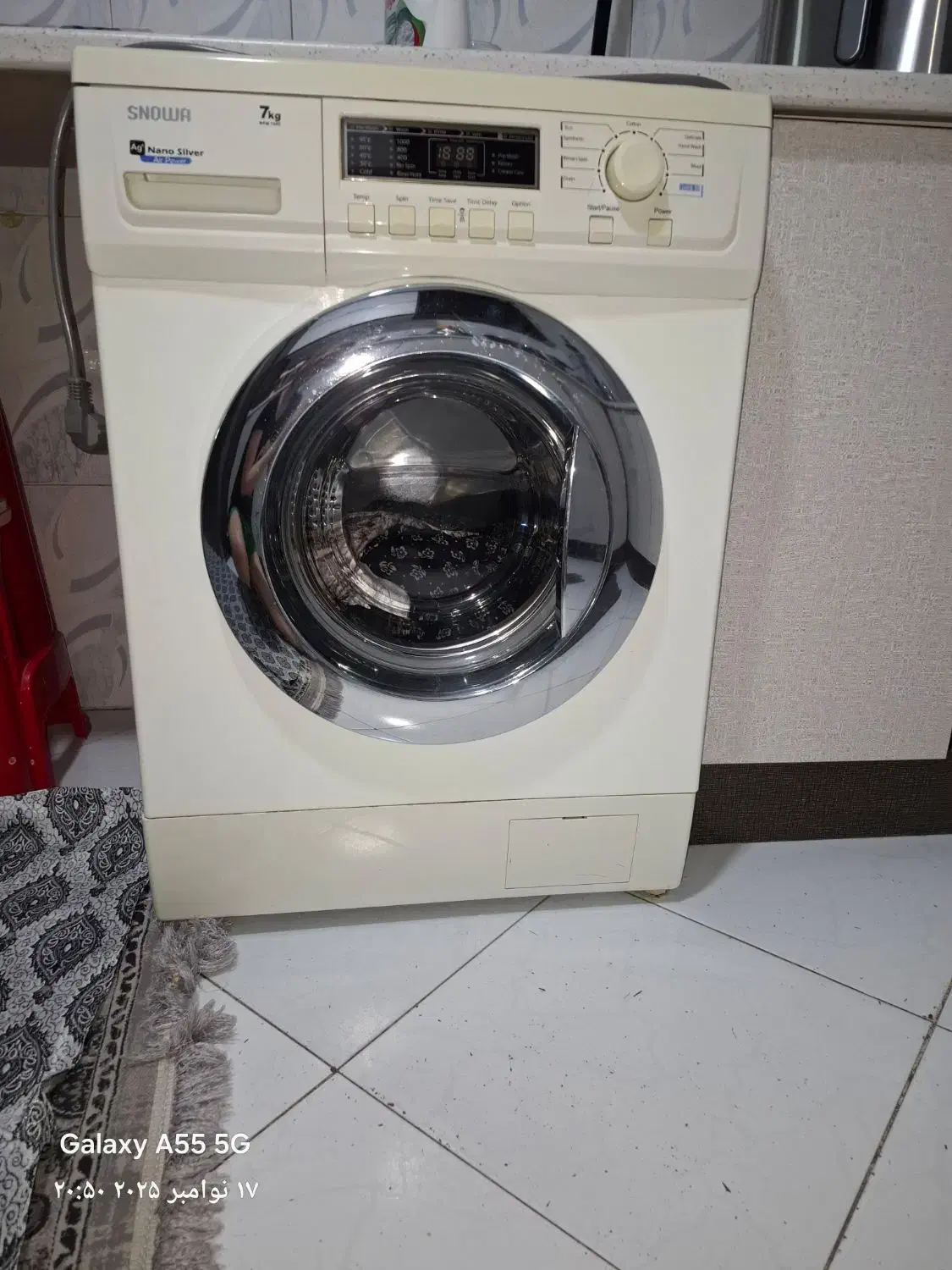 ماشین لباسشویی اسنوا 7کیلویی سالم سالم|ماشین لباسشویی و خشککن لباس|تهران, یافت آباد جنوبی|دیوار