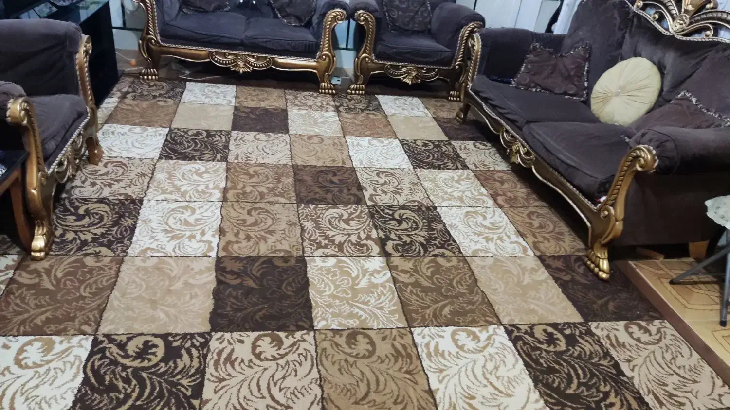 گلیم فرش ۱۲ متری|گلیم، جاجیم، گبه|مسجد سلیمان, |دیوار