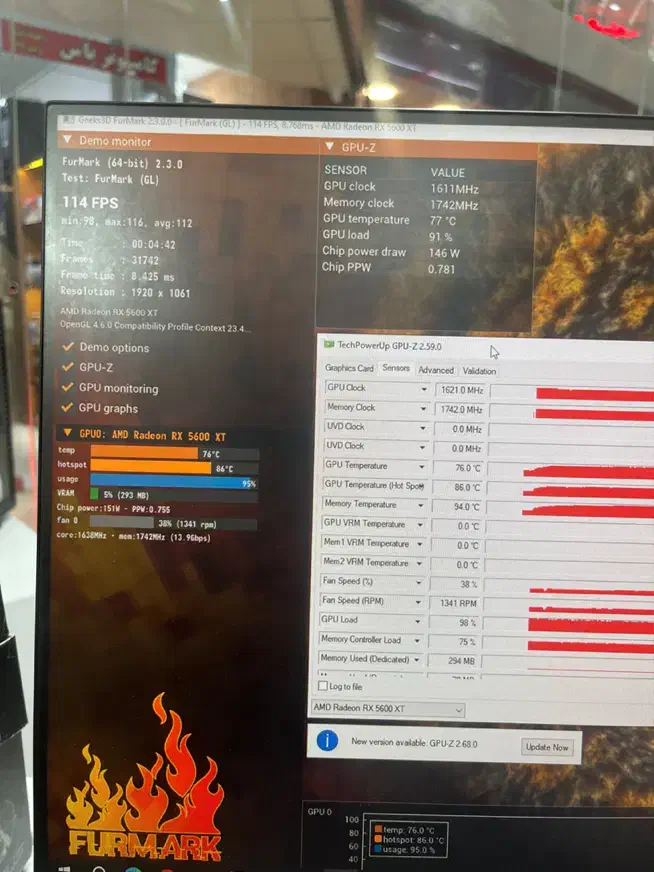 کارت گرافیک XFX RX 5600Xt 6G همقدرت 2060|قطعات و لوازم جانبی رایانه|مشهد, ارشاد|دیوار