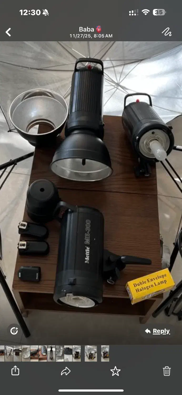 کیت نورپردازی ۳۰۰ ژول استودیویی و مدلینگ|دوربین عکاسی و فیلمبرداری|تهران, ونک|دیوار