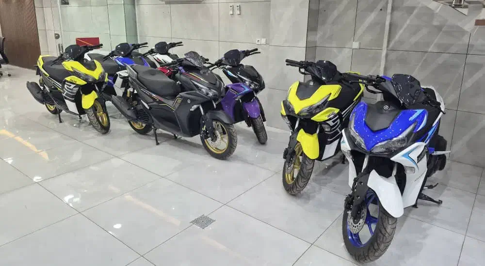 آیروکس 155 جدید ارتقا یافته جفت دیسک|موتورسیکلت|شیراز, ریاستی|دیوار