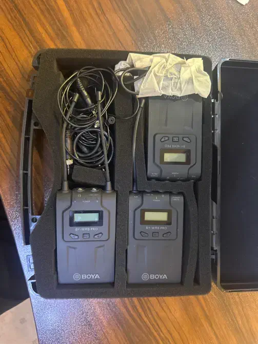 میکروفون وایرلس UHF بویا دو کاناله (مدل K2 Pro)|دوربین عکاسی و فیلم‌برداری|بندرعباس, |دیوار