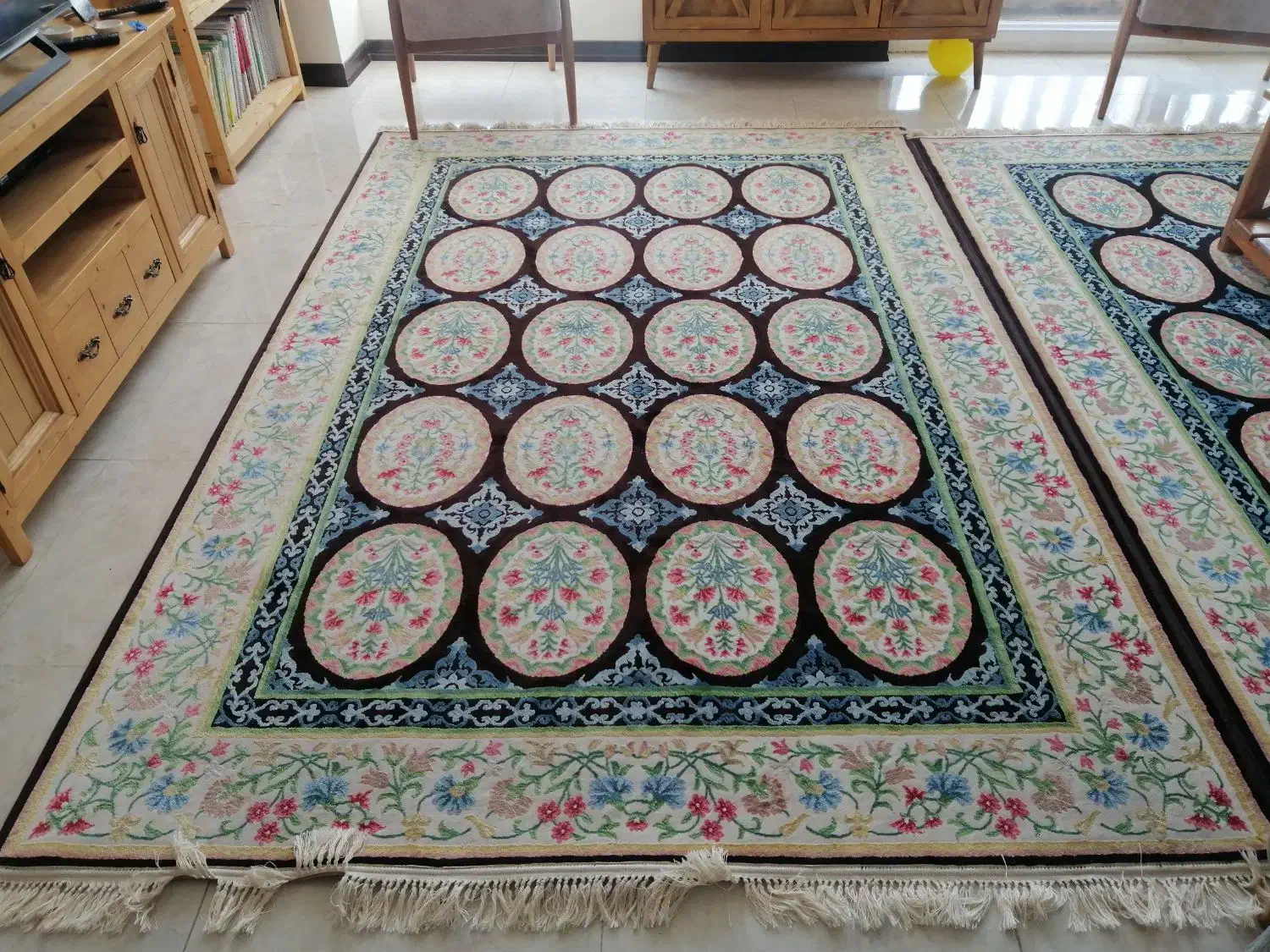 فرش ابریشم|فرش|بندر کنگان, |دیوار