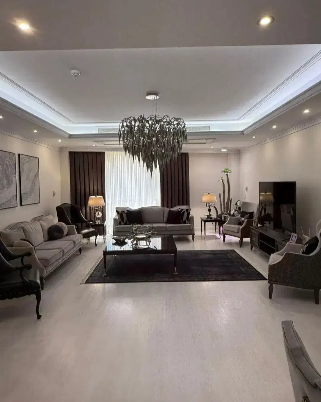 اجاره آپارتمان ۱۵۰ متر۳ خواب+بالای کاج/فول بازسازی