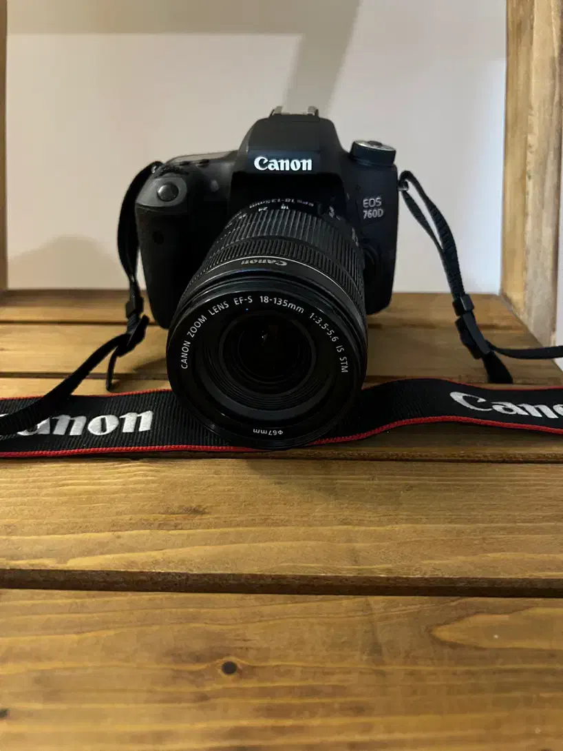 دوربین عکاسی کانن canon 760 D به همراه لنز 18-135|دوربین عکاسی و فیلمبرداری|تهران, تهرانپارس جنوبی|دیوار