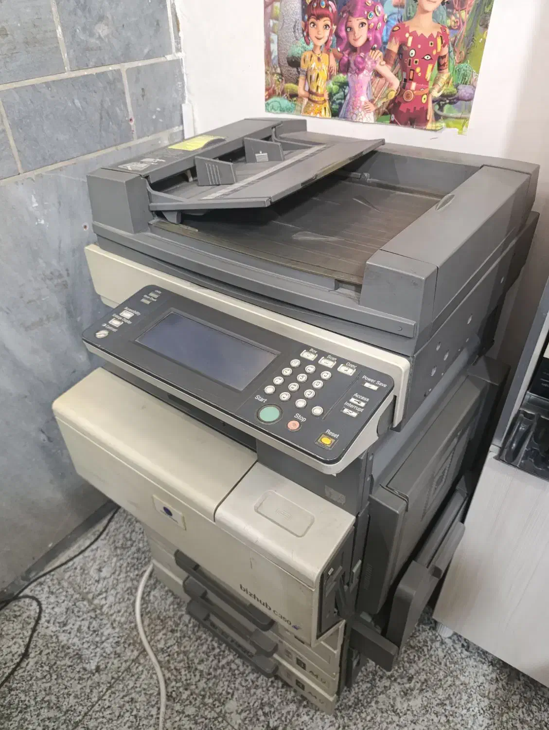 فتوکپی رنگی کونیکا 350|پرینتر، اسکنر، کپی، فکس|تهران, والفجر (افسریه)|دیوار