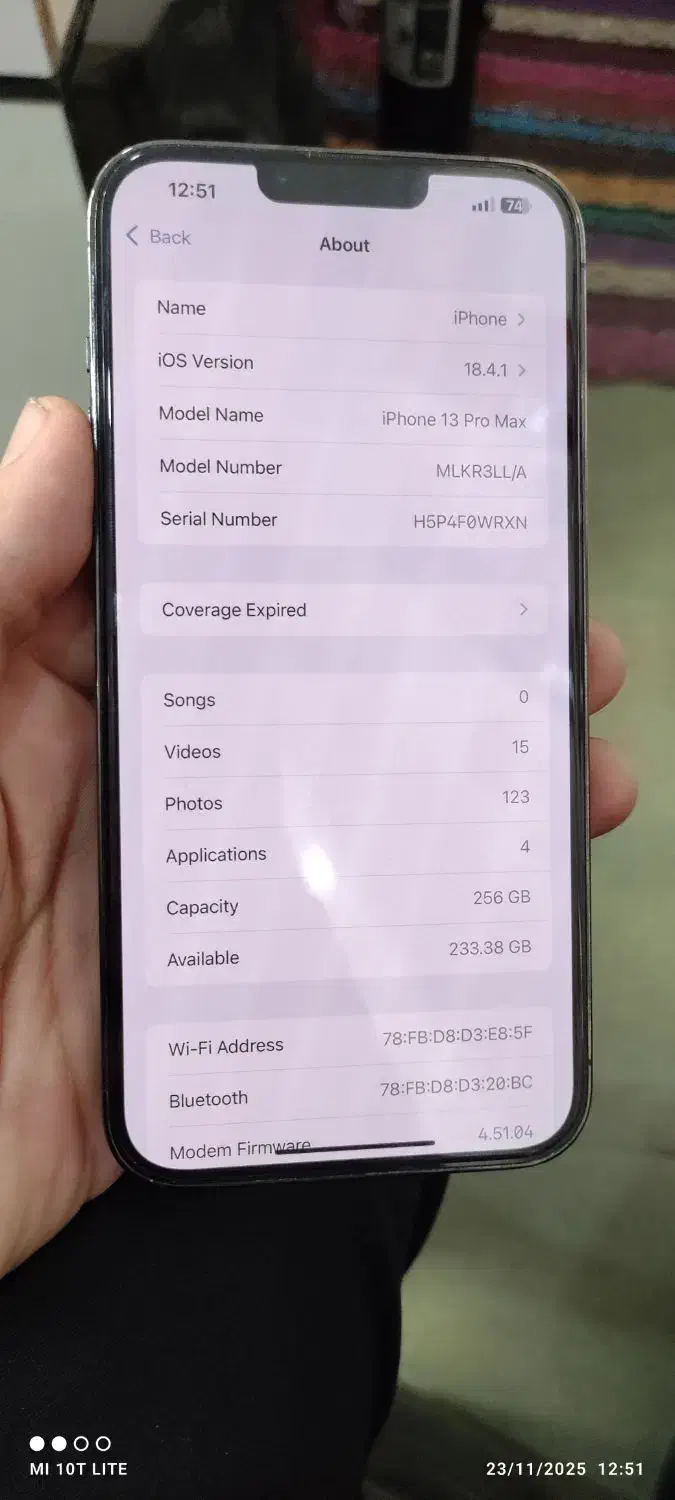 iphone 13 pro max 256gig|موبایل|مشگین شهر, |دیوار