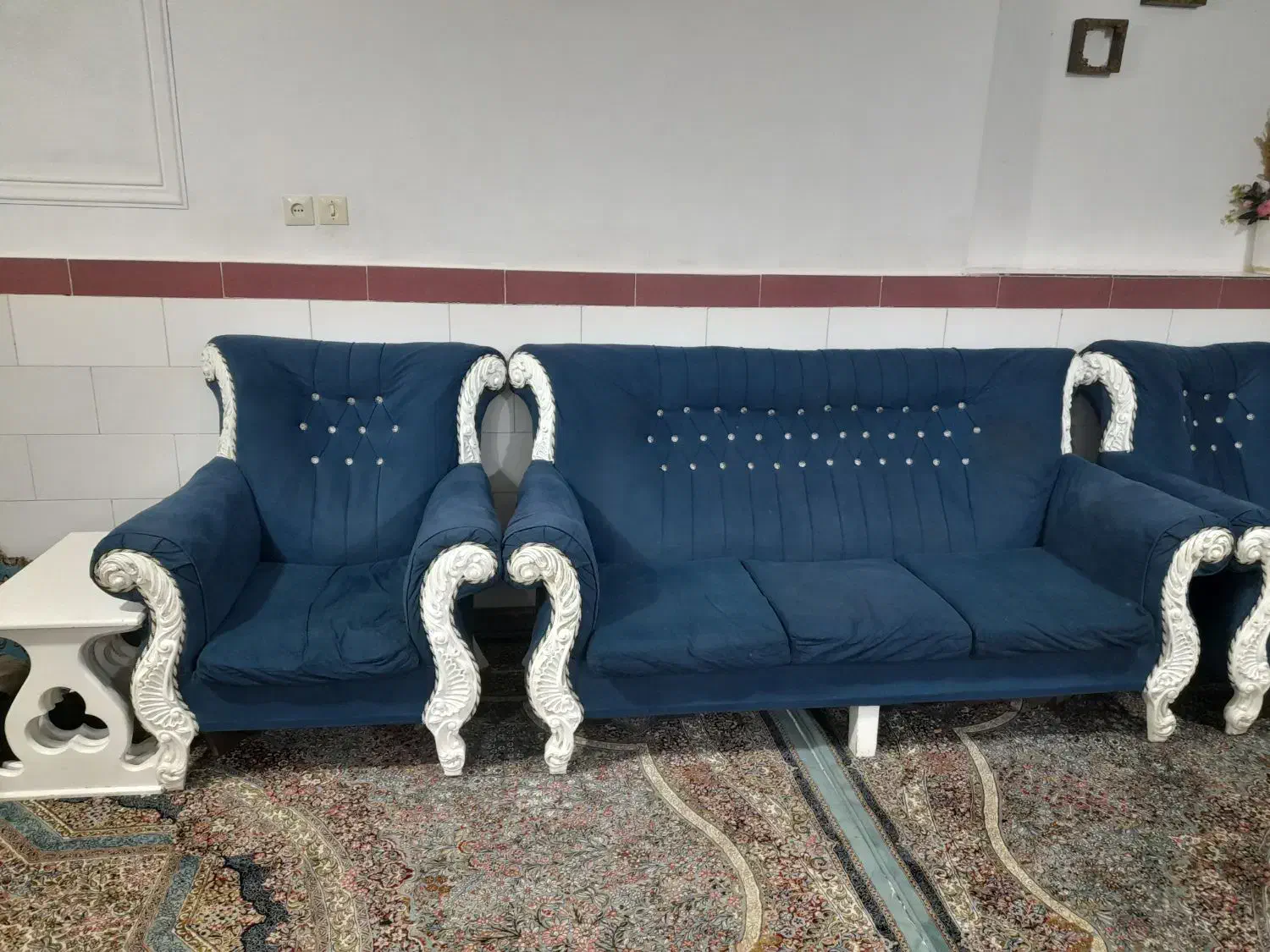 مبل ۹ نفره به همراه ناهار خوری ست توافقی|مبلمان خانگی و میز عسلی|شازند, |دیوار