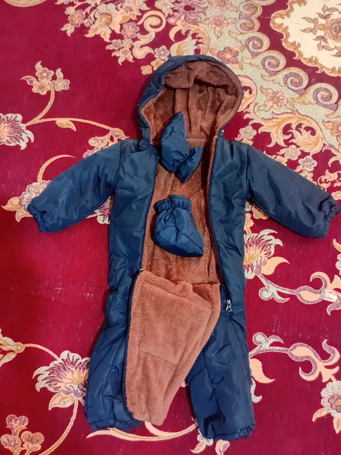 کاپشن سرهمی نوزادی تا یک ونیم سال سایز۳|کفش و لباس بچه|اسلام‌شهر, شهرک الهیه|دیوار