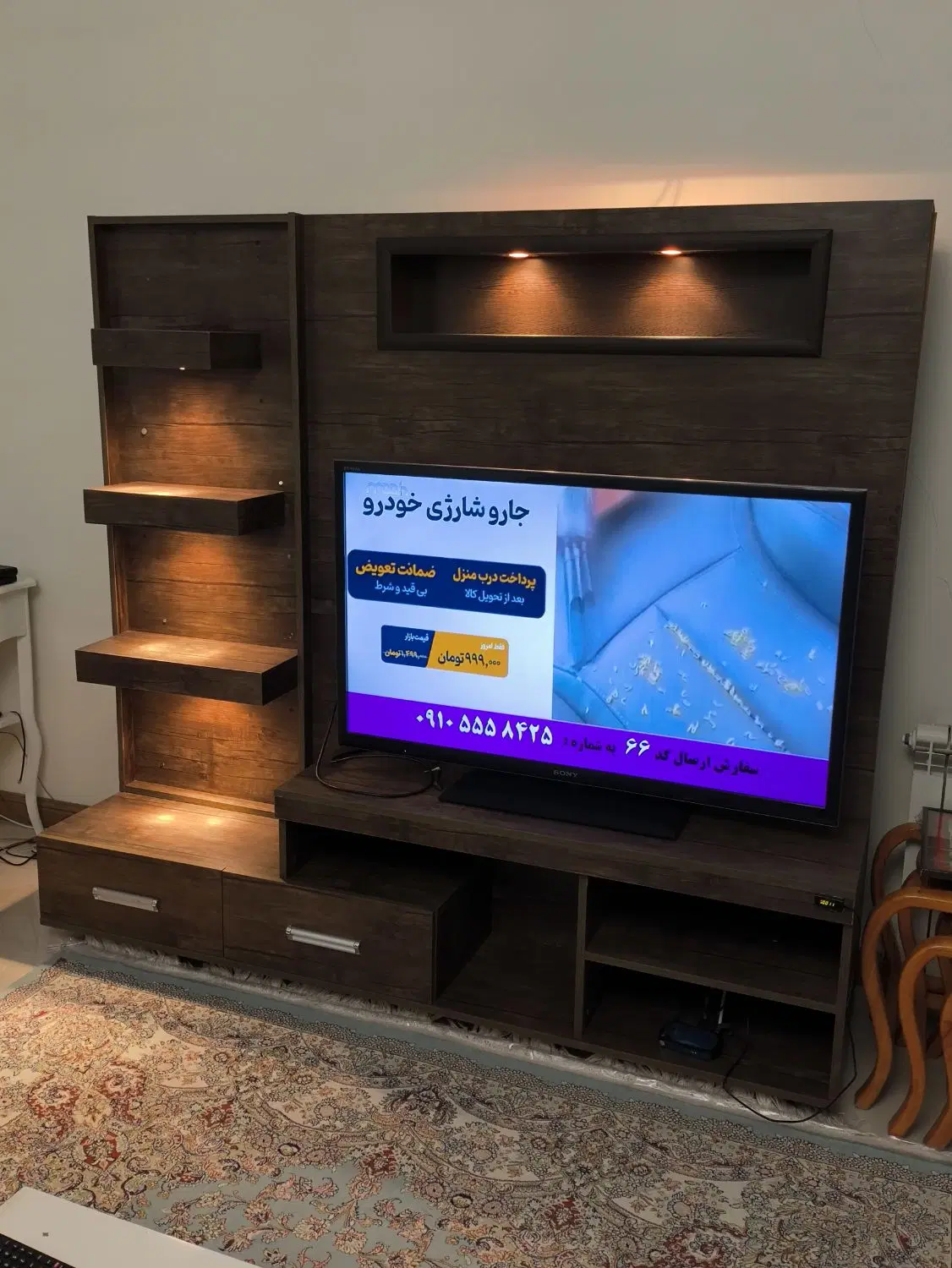 میز تلویزیون دکوردار در حد نو|میز تلویزیون|تهران, جنتآباد جنوبی|دیوار