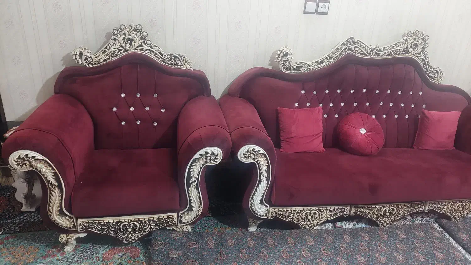 مبل راحتی ۷ نفره|مبلمان خانگی و میز عسلی|ماهان, |دیوار