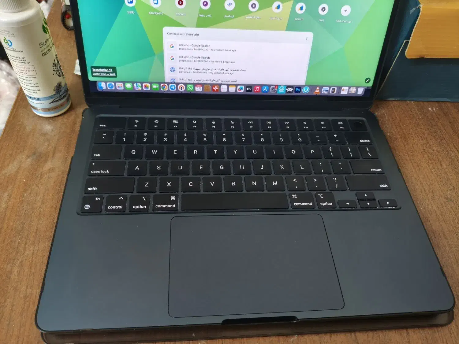 مکبوک ایر m3 - رم ۱۶ - ۲۵۶|رایانه همراه|مشهد, بهشت|دیوار