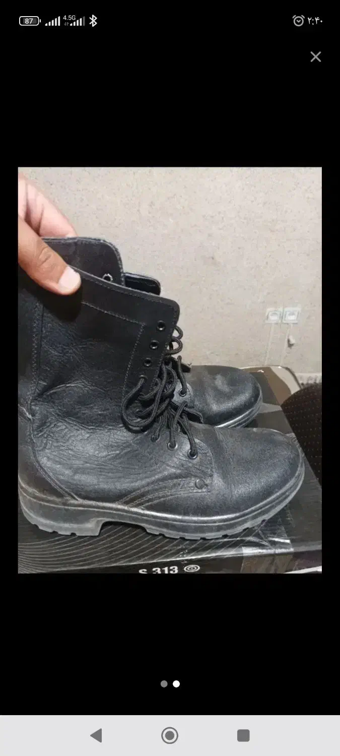 پوتین چرمی|کیف، کفش، کمربند|فردیس, شهرک شهید حسینی|دیوار