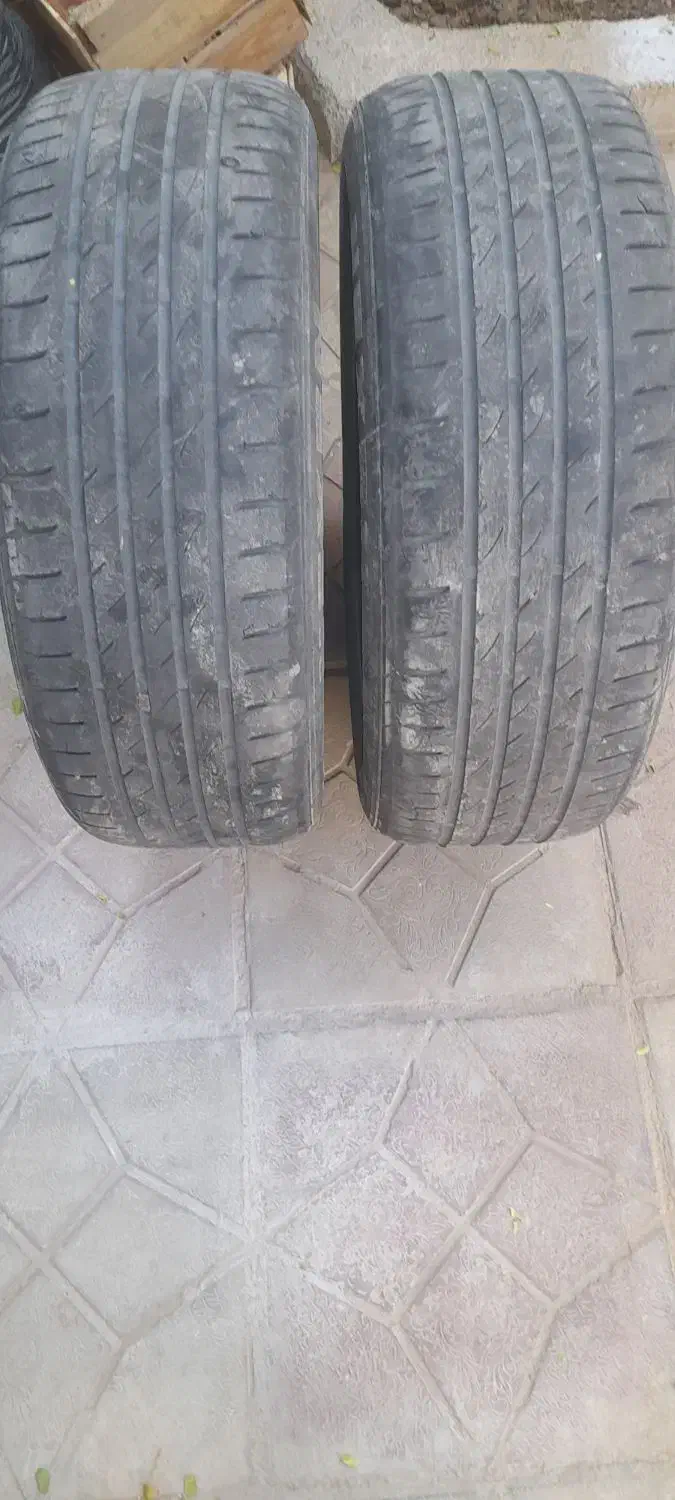 یک جفت لاستیک سایز R17/55/215 نکسن کره|قطعات یدکی و لوازم جانبی|بیرجند, |دیوار