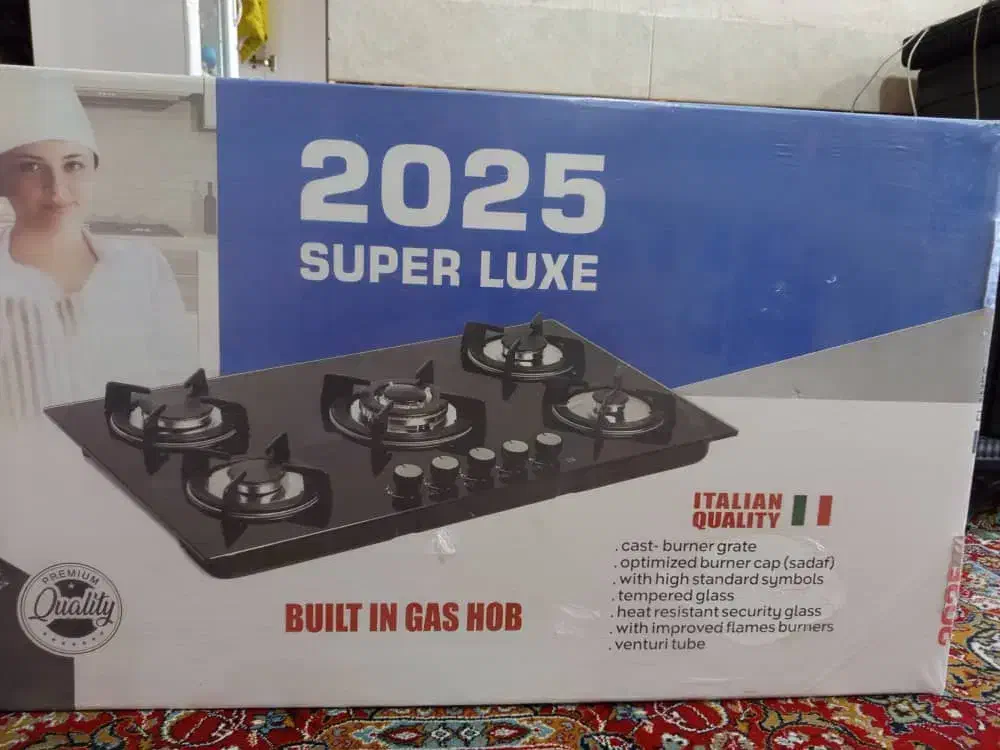 گاز ۵ شعله صفحه تخت|اجاق گاز و لوازم برقی پختوپز|مرودشت, استادیوم|دیوار