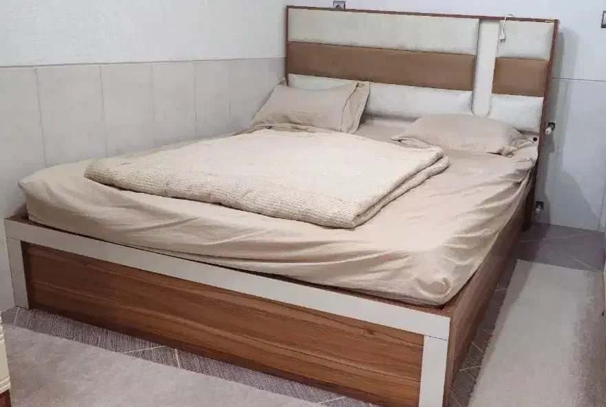 تخت خواب ۲ نفره|تخت و سرویس خواب|لنجان, |دیوار