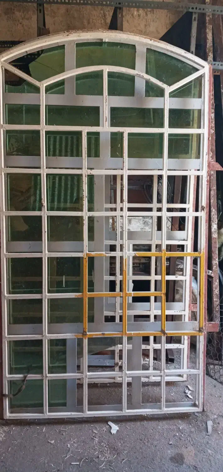 دوعدد پنجره ابعاد ۱۱۰×۲متر|مصالح و تجهیزات ساختمان|رومشکان, |دیوار