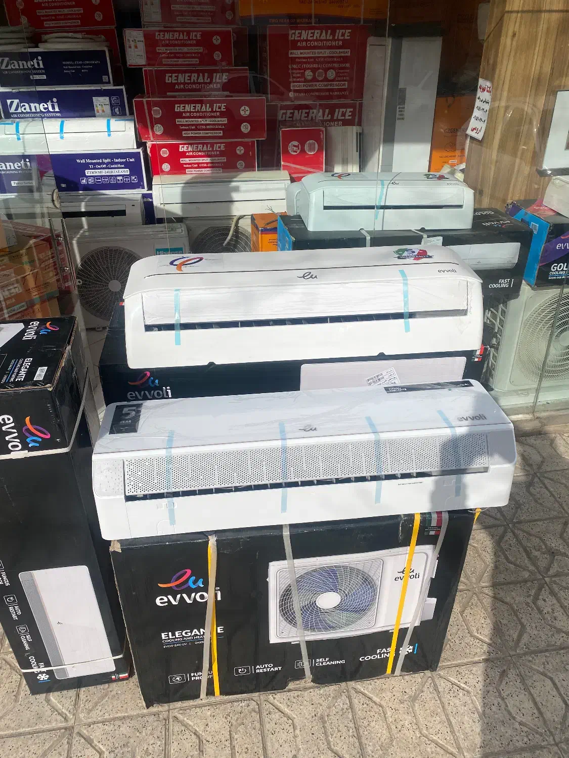 کولرگازی ۲۴ و۱۲ ایولی ۲ مدل موجود|کولر گازی و فن‌کوئل|مشهد, شهید بهشتی|دیوار