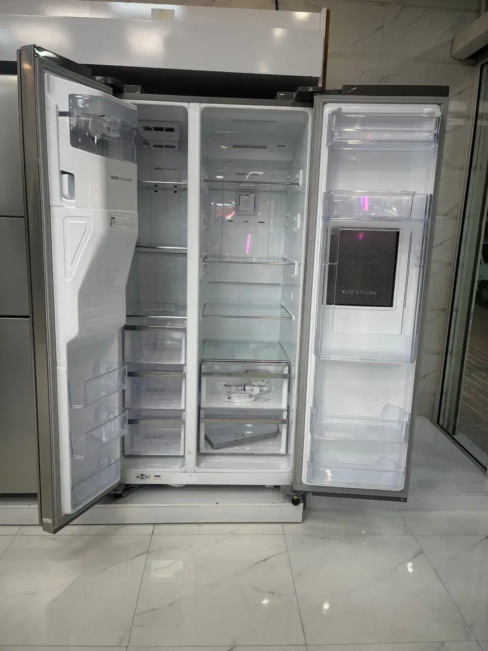 ساید بای ساید ویترینی هایپر اسنوا|یخچال و فریزر|اراک, |دیوار