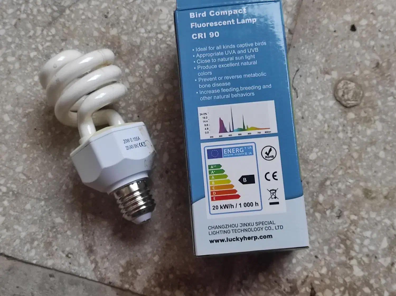 لامپ مخصوص پرندگان|لوازم جانبی حیوانات|قم, نخودی|دیوار