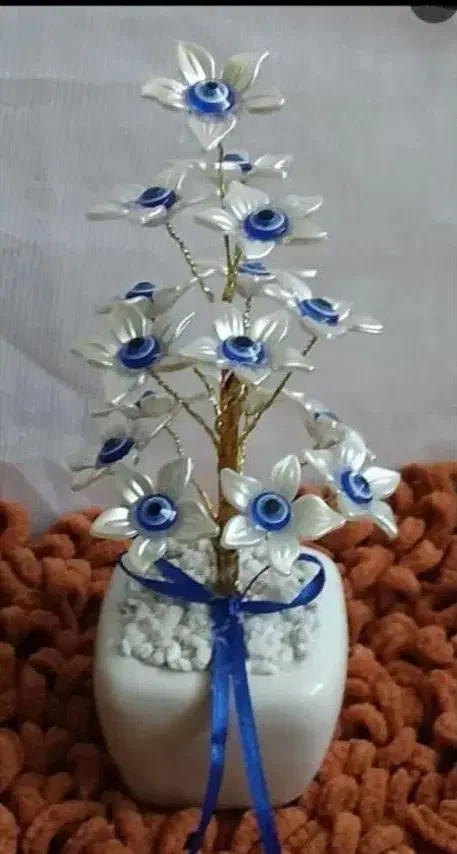 گلدان چشم نظر|گل مصنوعی|نهاوند, |دیوار