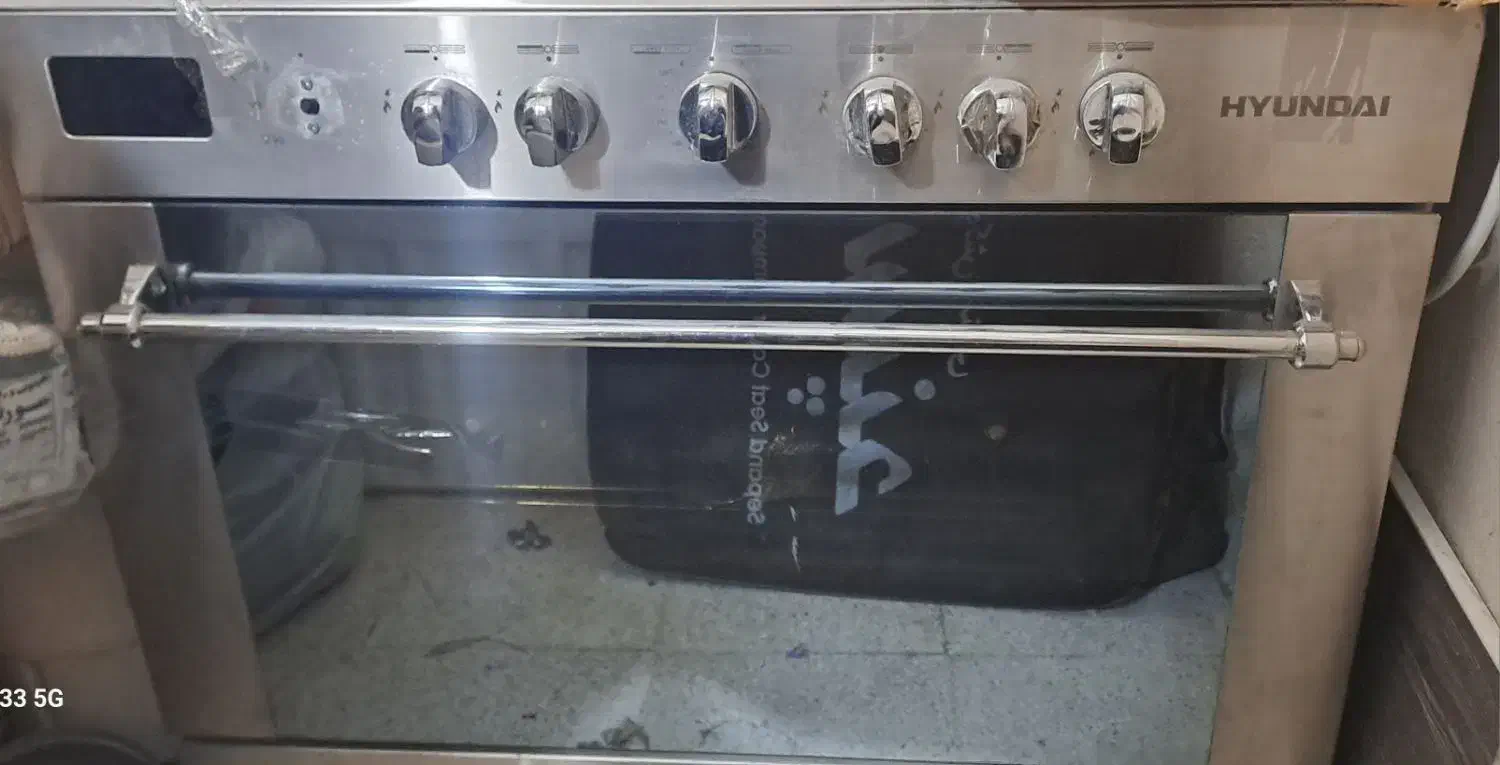 اجاق گاز فر دار ۵ شعله هیوندا|اجاق گاز و لوازم برقی پختوپز|تهران, نازیآباد|دیوار