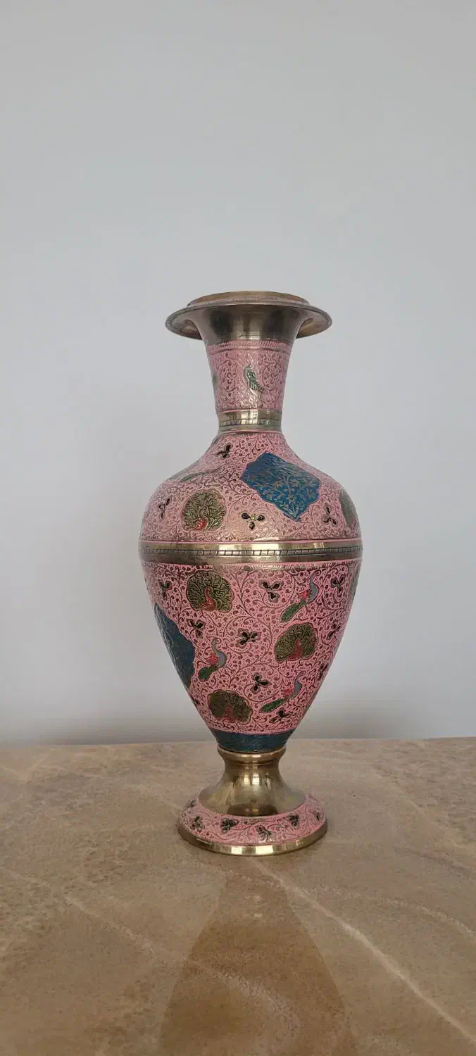 بشقاب و گلدان میناکاری|صنایع دستی و سایر لوازم تزئینی|مشهد, هنرستان|دیوار