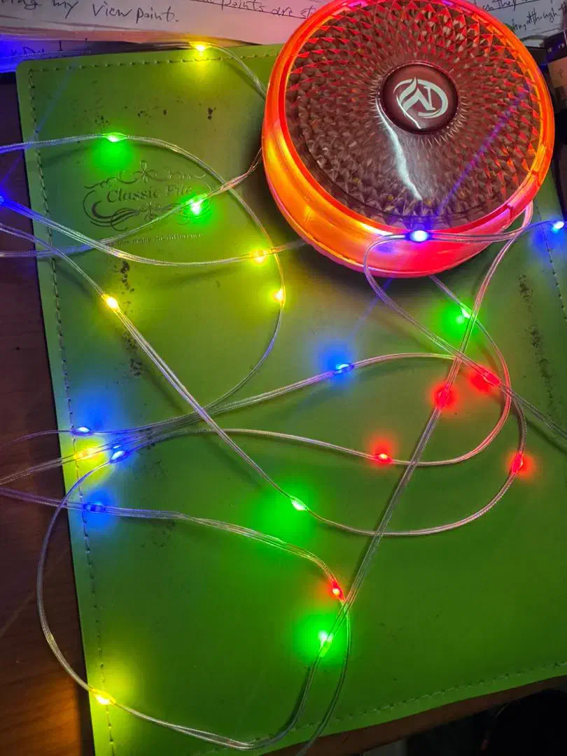 ریسه کمپ|ریسه و چراغ تزئینی|رشت, گلسار|دیوار