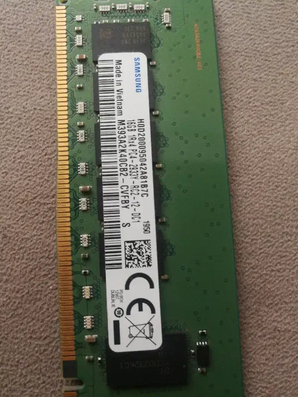 رم 16 گیگ 2933 ecc|قطعات و لوازم جانبی رایانه|تهران, هاشمی|دیوار