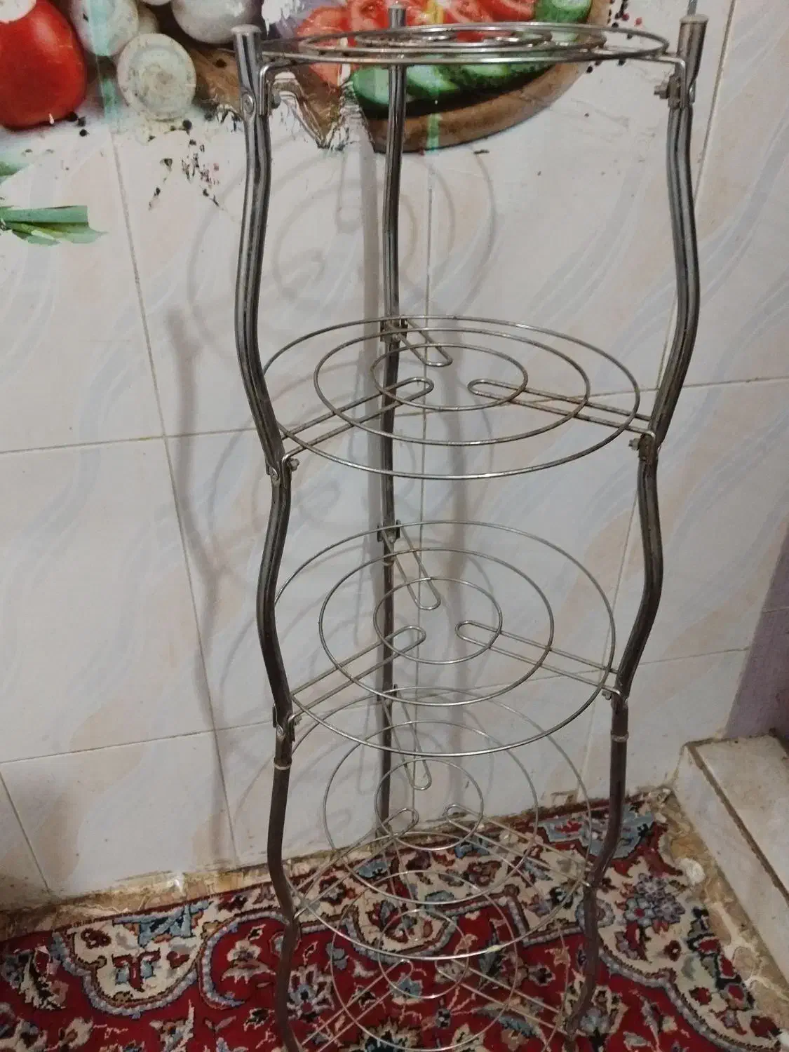 جاقابلمه ای تمام استیل وسالم|آب‌چکان و نظم‌دهنده ظروف|شوش, |دیوار
