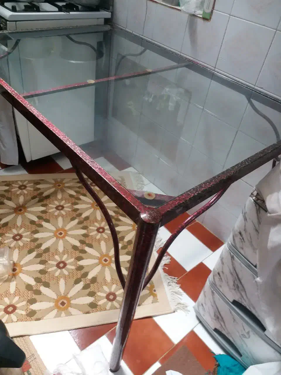 میز نهارخوری بزرگ مدل فرفورژه|میز و صندلی غذاخوری|مشهد, کوی سیدی|دیوار