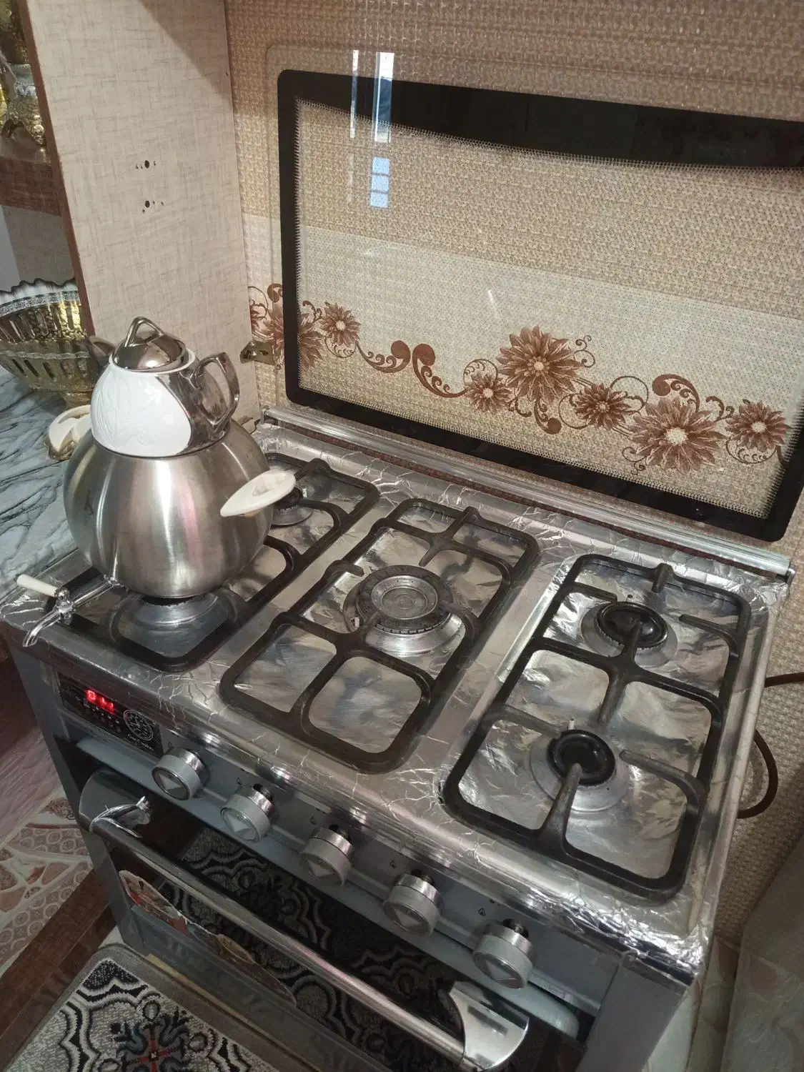 گاز تمیز و مرتب|اجاق گاز و لوازم برقی پختوپز|زاوه, |دیوار