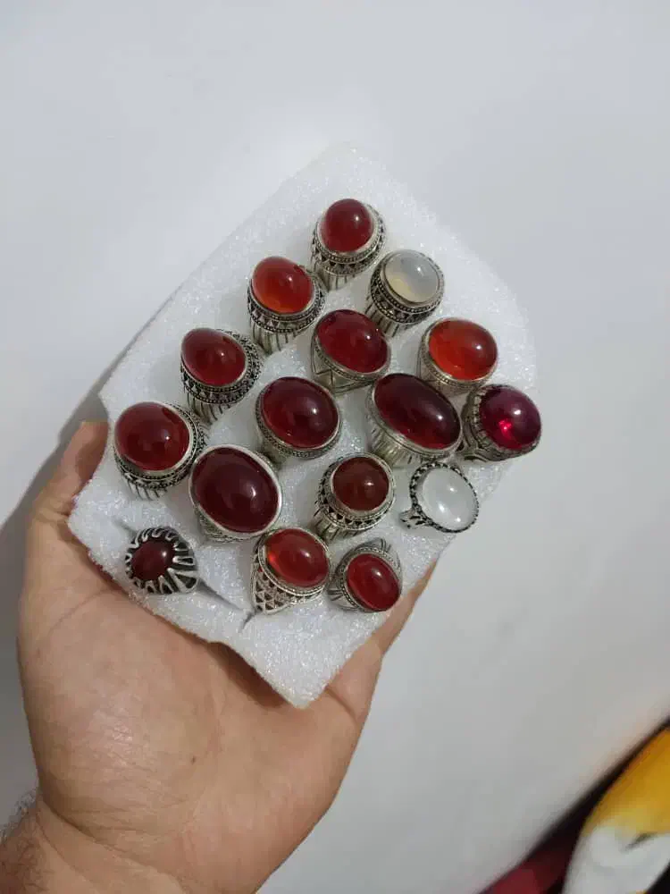 انواع انگشتر نقره|جواهرات|یزد, |دیوار