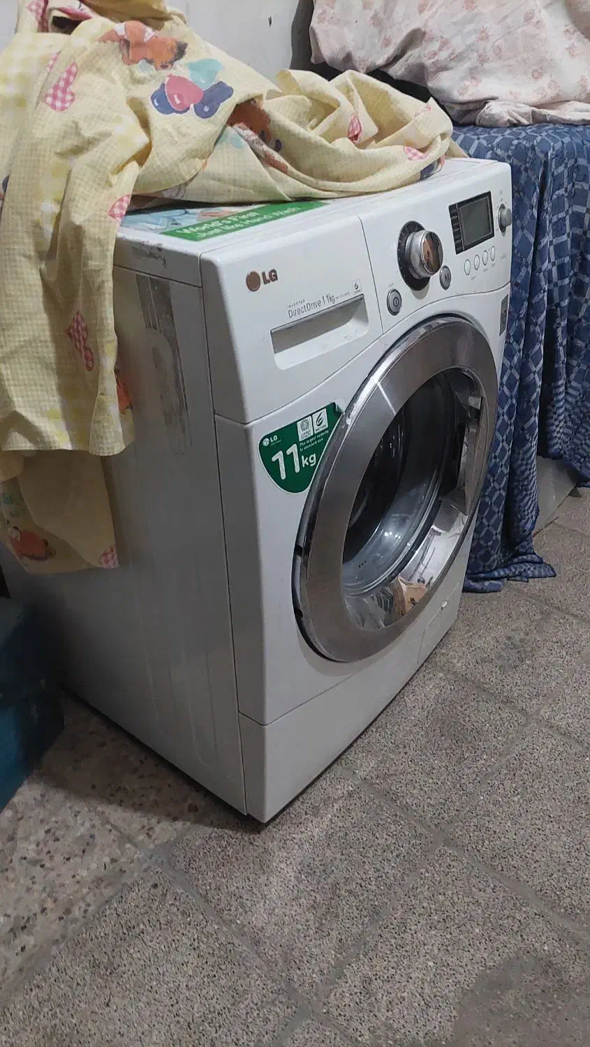 ماشین لباسشویی ال جی ۱۱ کیلویی|ماشین لباسشویی و خشککن لباس|مشهد, هنرور|دیوار