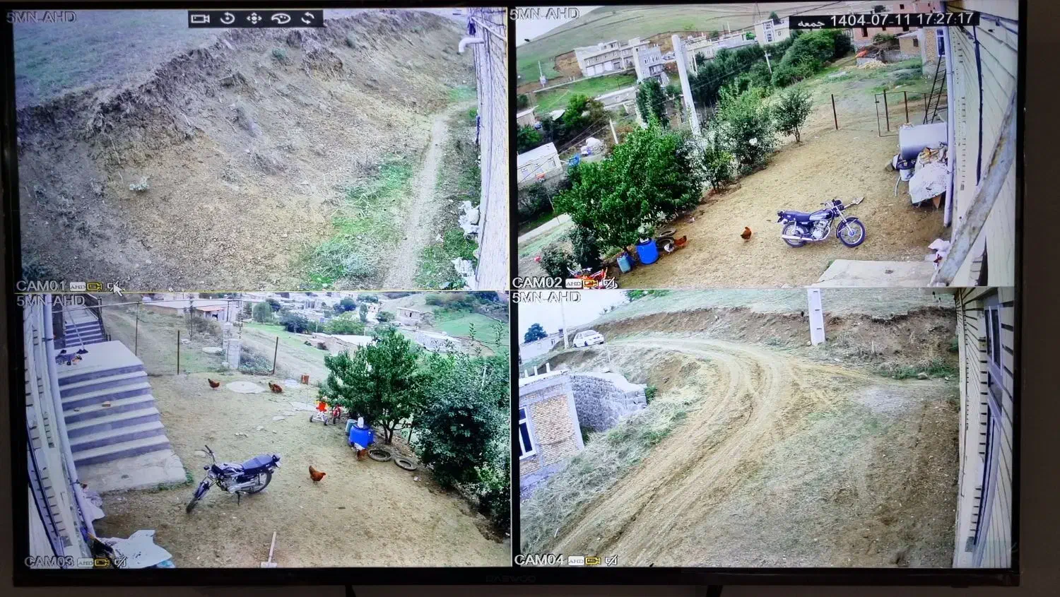 دوربین مداربسته خداآفرین و ابش احمد وهوراند|دوربین مداربسته|آبش احمد, |دیوار