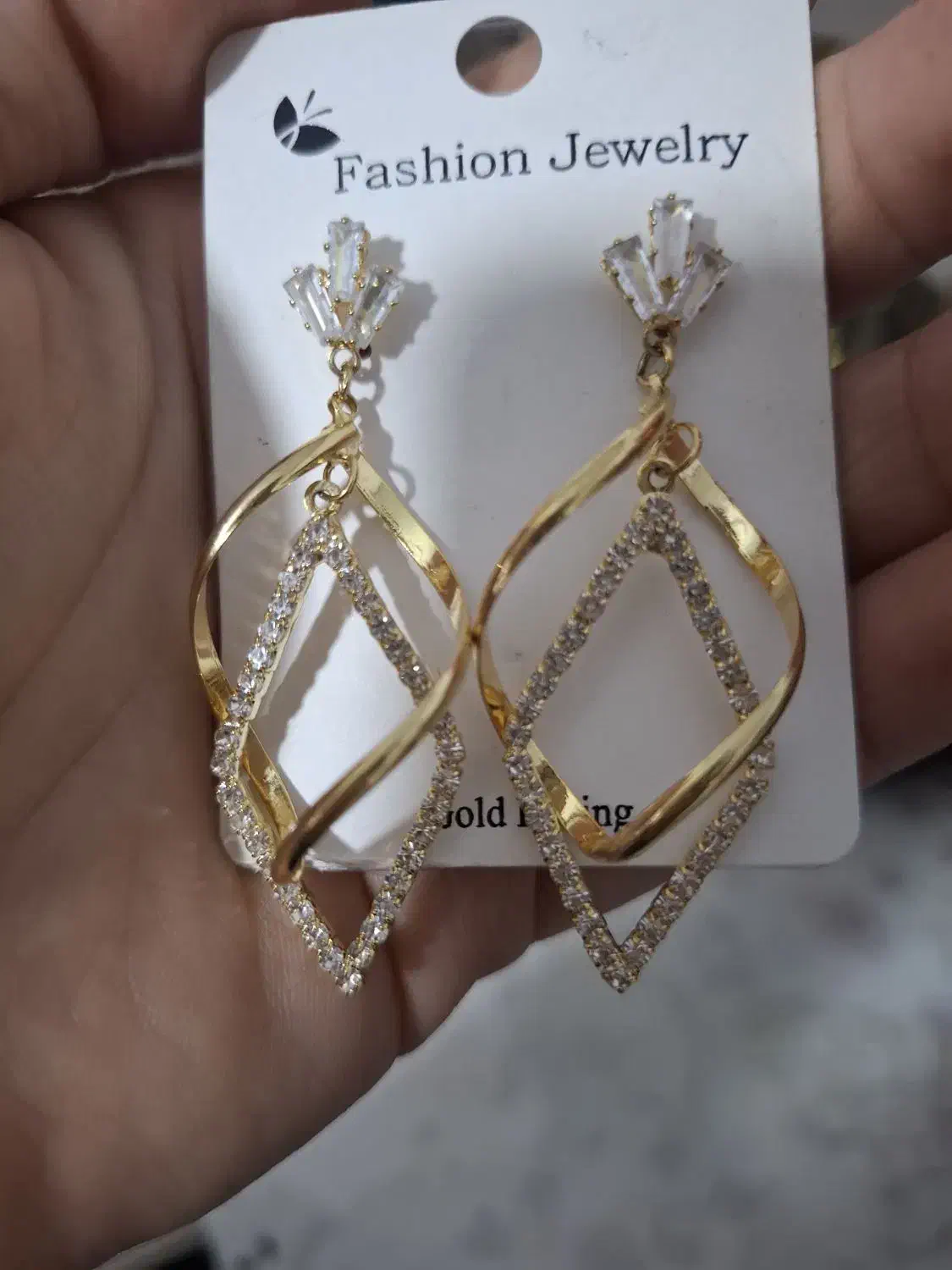 گوشواره مارپیچی الماسی|بدلیجات|نیشابور, امام|دیوار