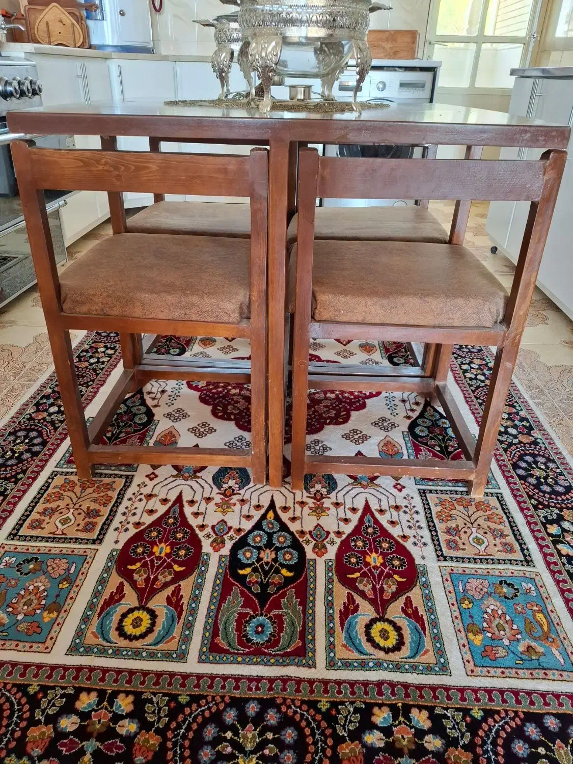 میز ناهارخوری کم جا|میز و صندلی غذاخوری|آباده, |دیوار