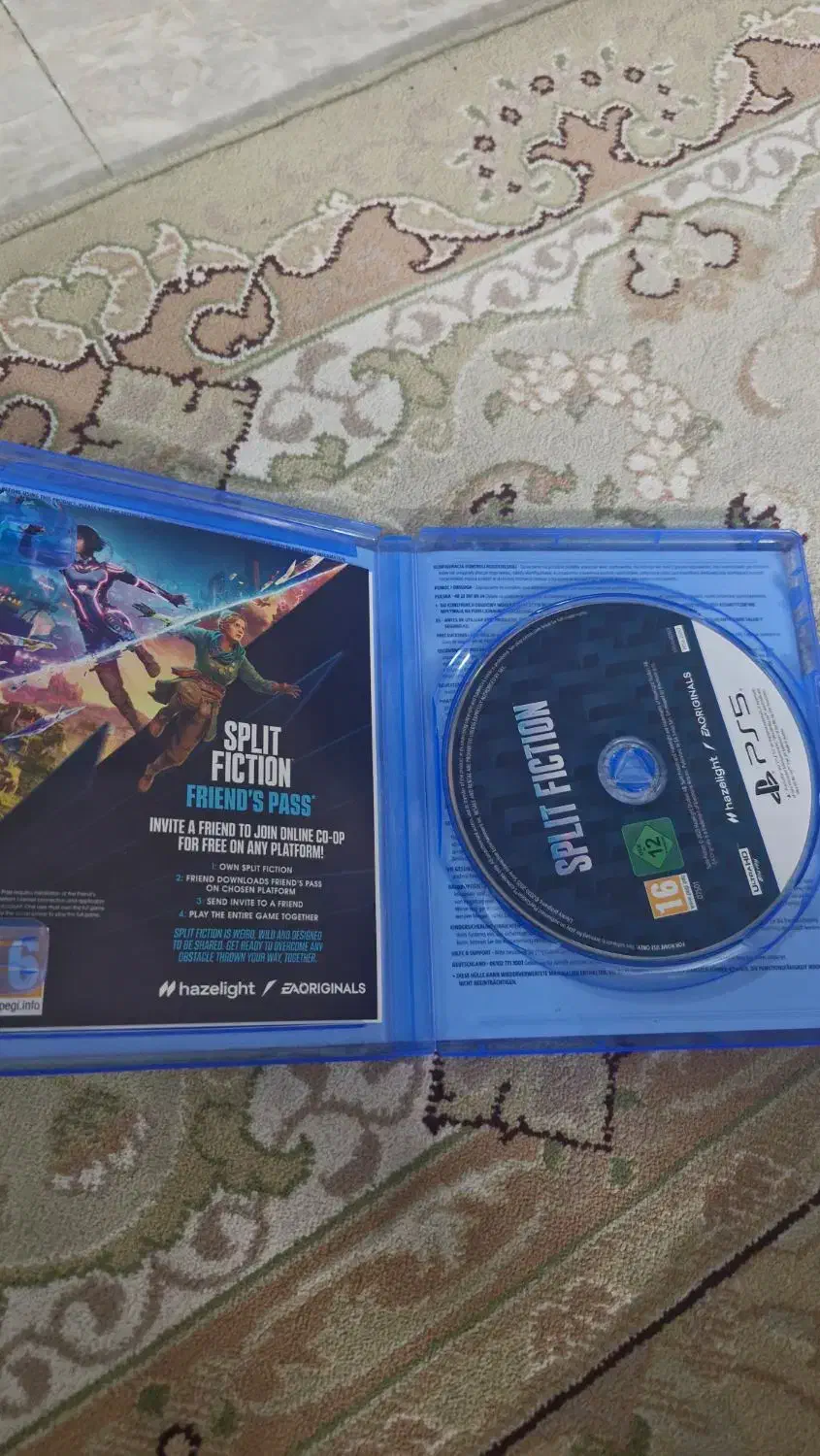 دیسک بازی PS5(split fiction)|کنسول، بازی ویدئویی و آنلاین|تهران, ابوذر|دیوار