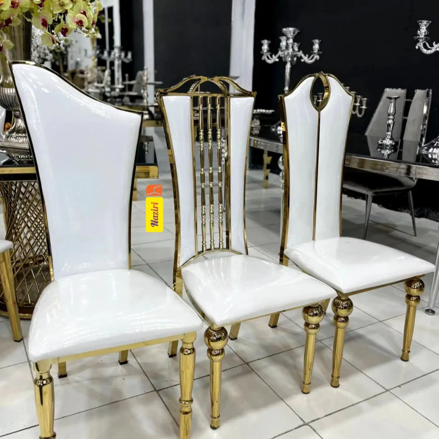 میز حصیری لوله ای کمانی صندلی تاج بلند|کافی‌شاپ و رستوران|ارومیه, |دیوار