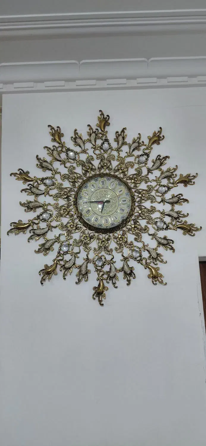 ساعت برنز با فاکتور و ضمانت برنز|ساعت دیواری و تزئینی|بهار, |دیوار