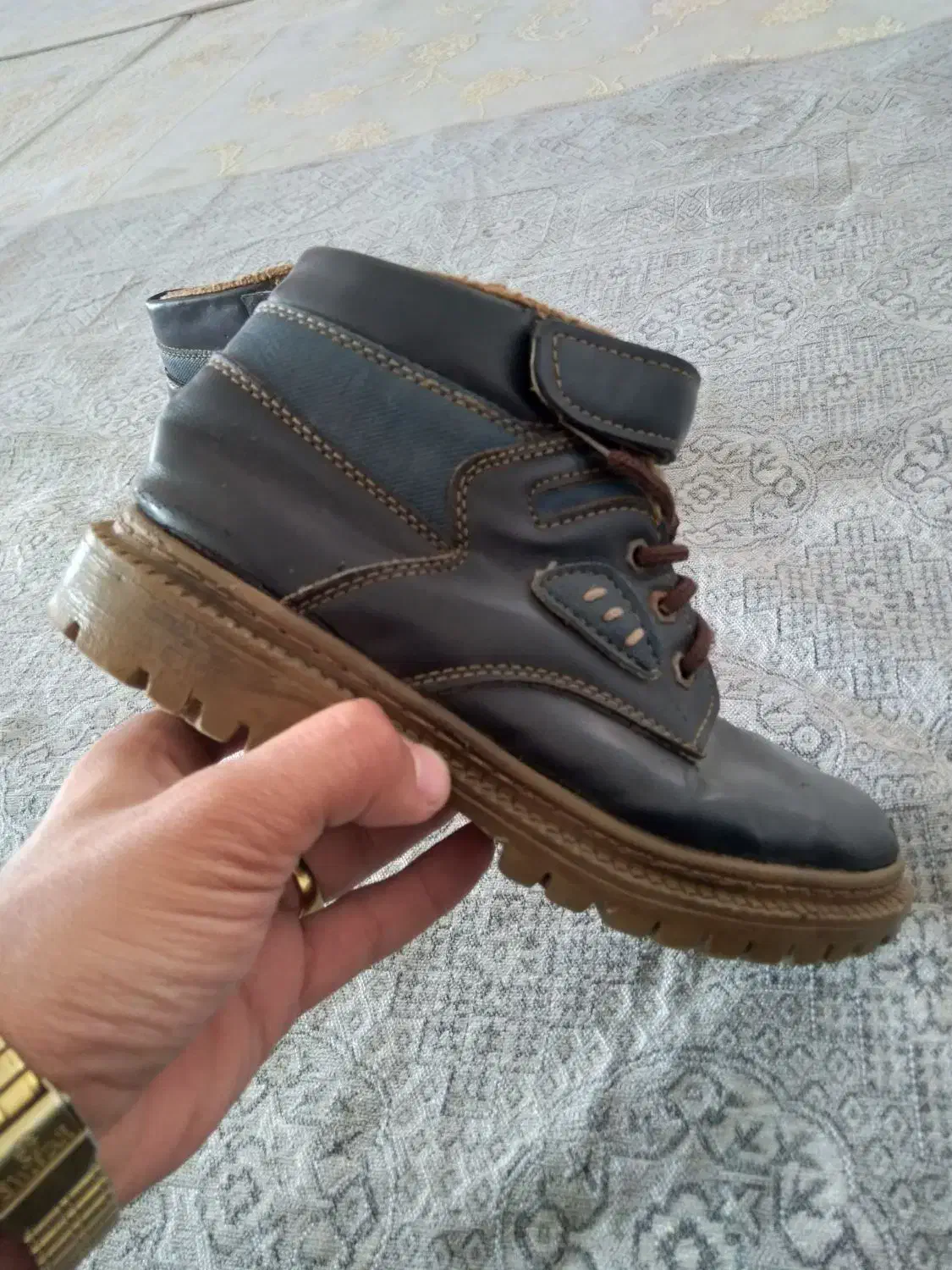 پوتین چرم اورجینال|کیف، کفش، کمربند|اشنویه, |دیوار