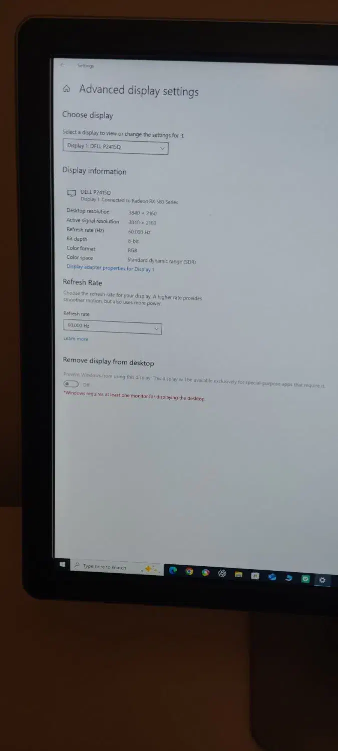 مانیتور ۲۴ اینچ Dell با کیفیت 4K|قطعات و لوازم جانبی رایانه|تهران, ارجمندی راد|دیوار