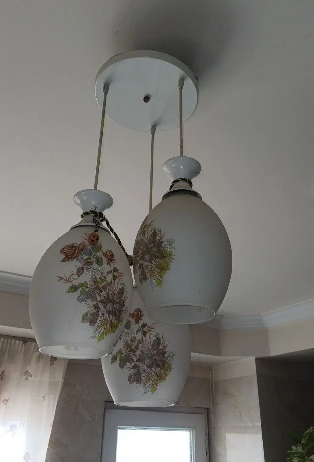 لوستر۳شاخه|لوستر و چراغ آویز|تبریز, |دیوار