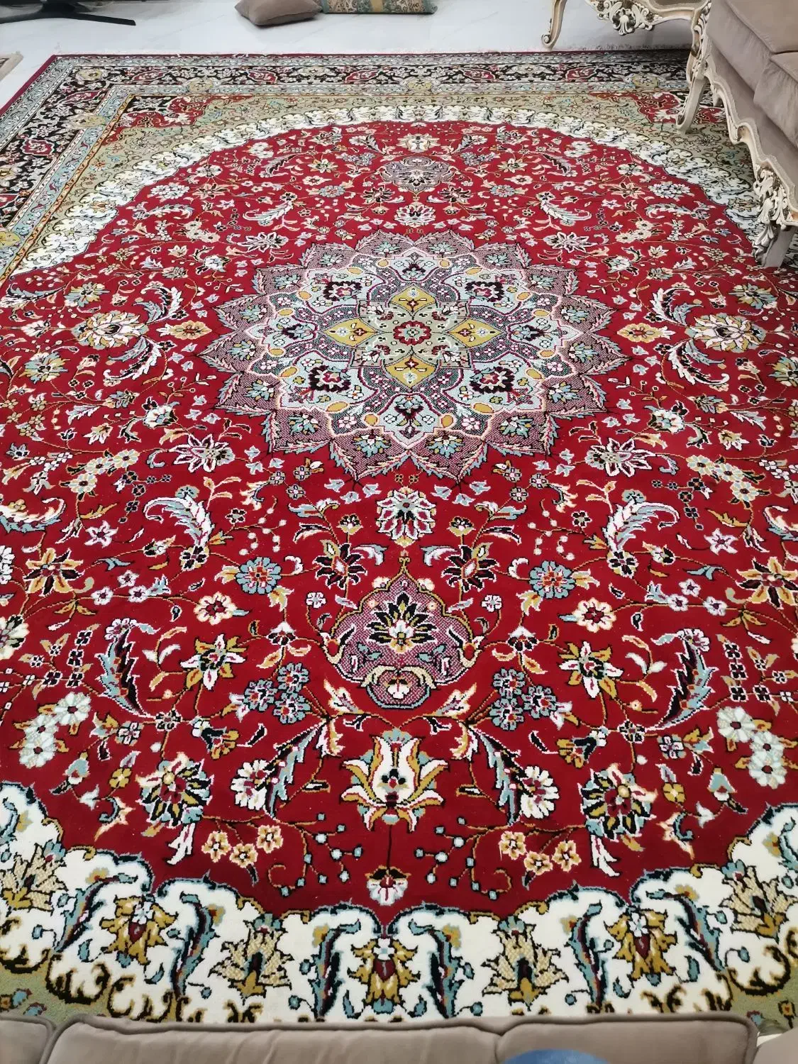 فرش 3در4|فرش|سنگر, |دیوار