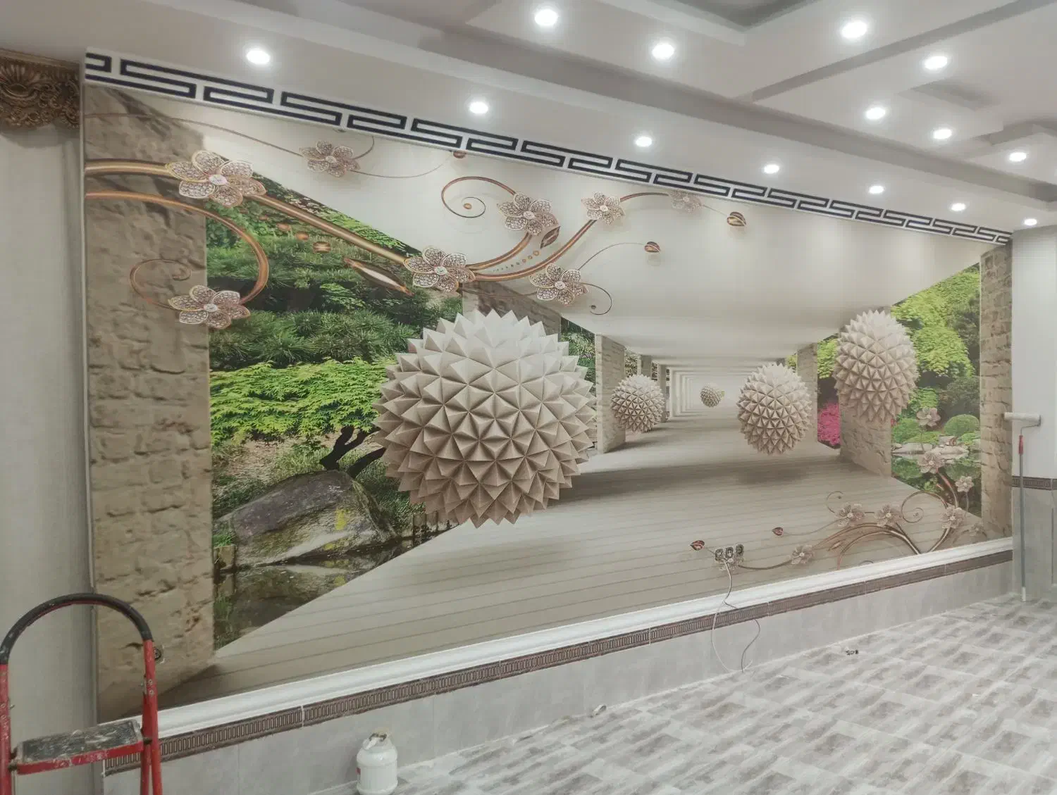 نصب کاغذ دیواری با ضمانت 24ماهه|خدمات پیشه و مهارت|ارومیه, |دیوار